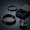 Hematite Bracelets in bold and slim square with gift box