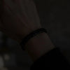 Hematite Bracelet worn on the wrist