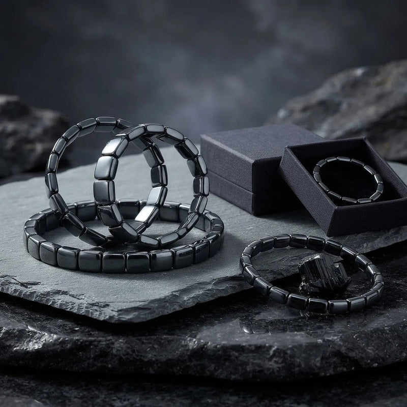 Hematite Bracelets in several styles with gift box