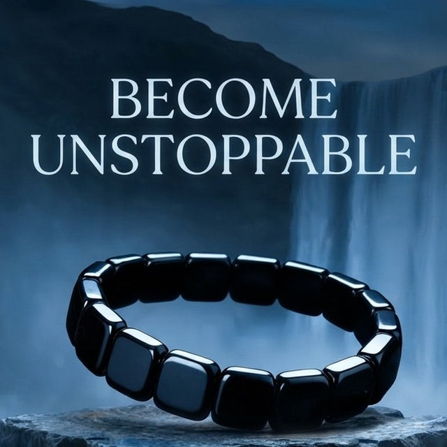 Become Unstoppable - hematite bracelet