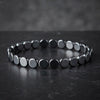 Hematite bracelet - Slim Round